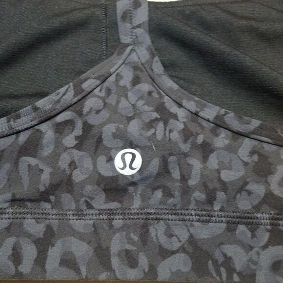 Lululemon Flow Y Nulu Bra *Light Support Intertwined Camo Deep Coal Multi 12 - Picture 7 of 8